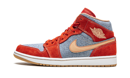 1 Mid SE "Denim Red Suede" DM4352 600