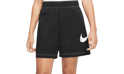 SWOOSH HIGH WAISTED LOOSE SHORTS WMNS"Black" DM6752 010