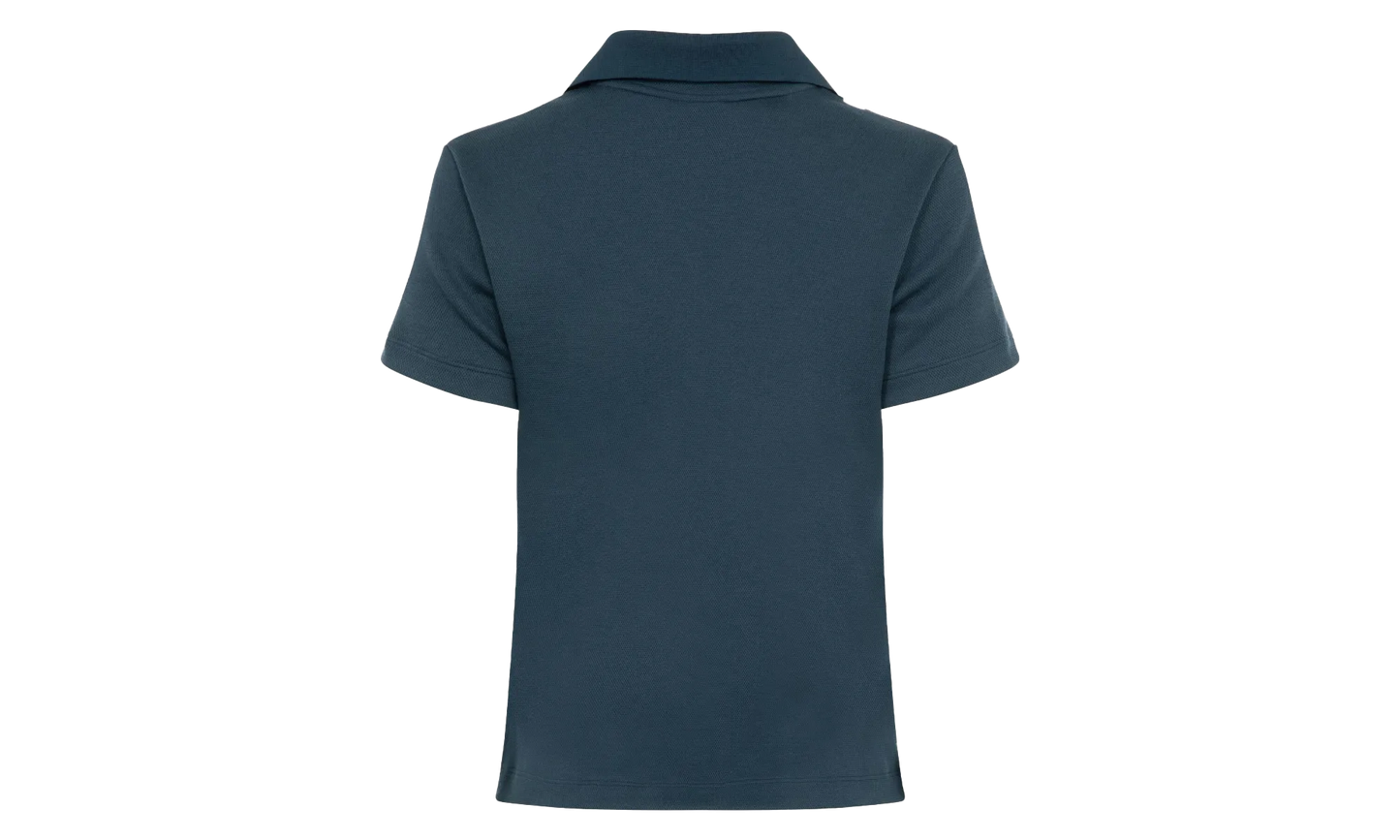 YOON Short-Sleeve Polo Top WMNS"Armoury Navy/ White" FZ0276 478