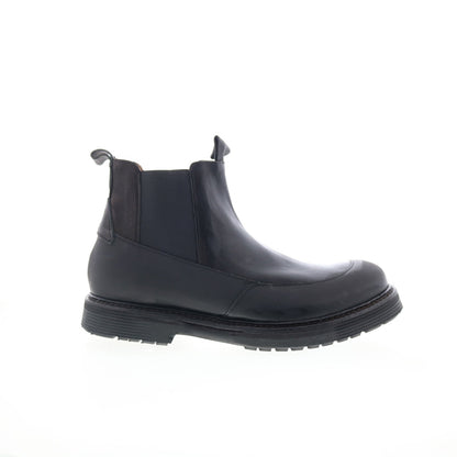 Ronny Mens Black Synthetic Slip On Chelsea Boots