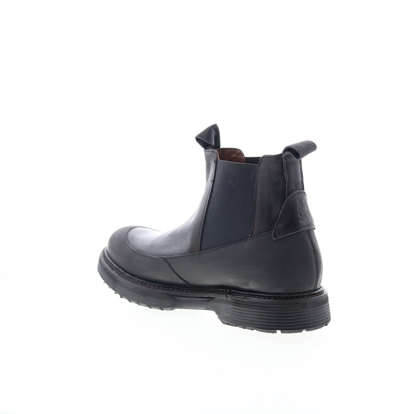 Ronny Mens Black Synthetic Slip On Chelsea Boots