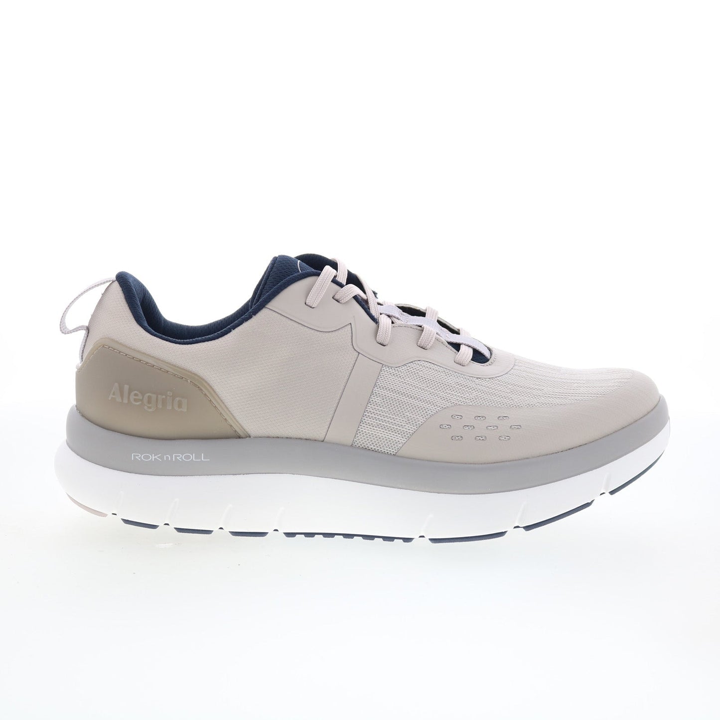 Alegria Eclips Rock N Roll Womens Gray Wide Lace Up Lifetsyle Sneakers Shoes