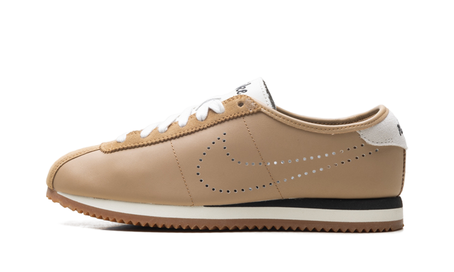 Cortez Leather WMNS"Perforated Swoosh - Pale Shale" HQ1841 200