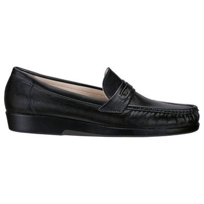 Men's Ace Slip On Loafer in Black Leather