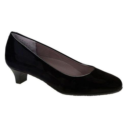 Women's Elaine Kitten Heel in Black Patent