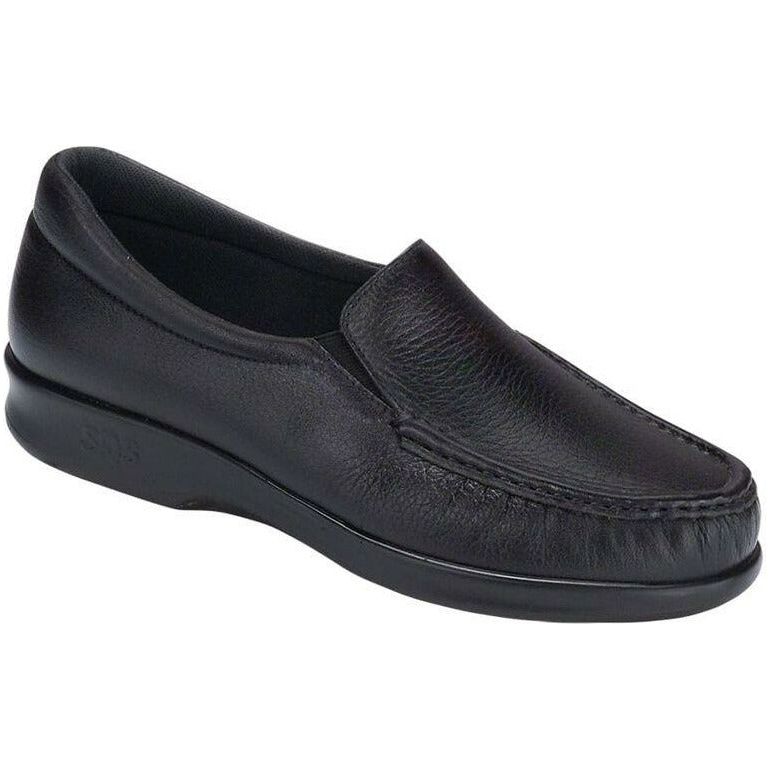 Women's Twin Slip On Loafer in Black