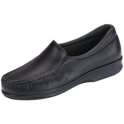 Women's Twin Slip On Loafer in Black