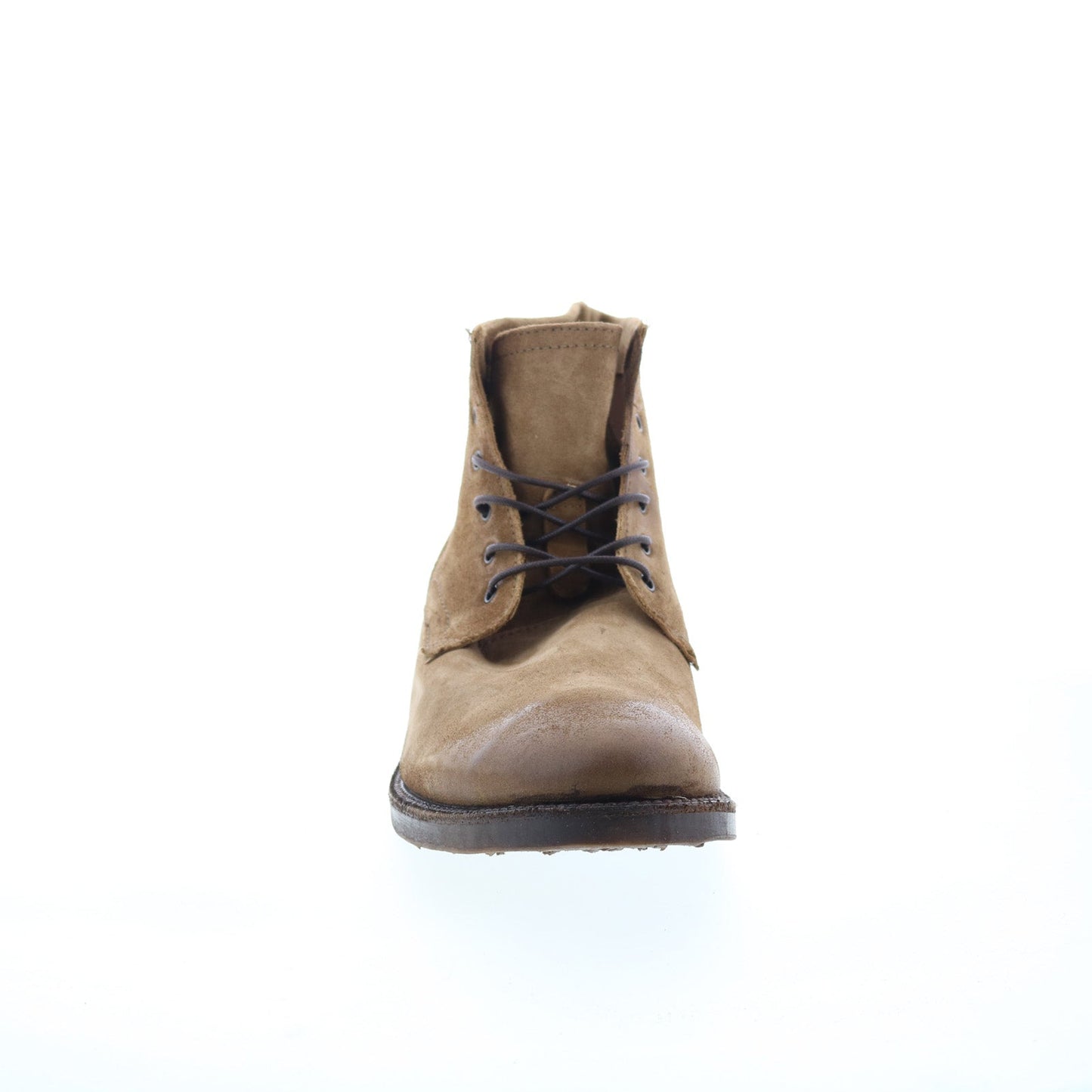 Sye Mens Brown Leather Lace Up Casual Dress Boots