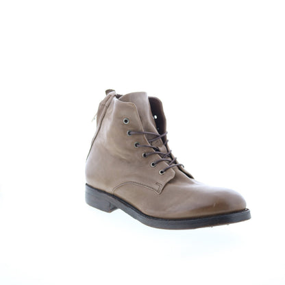 Sylvester Mens Brown Leather Zipper Chukkas Boots