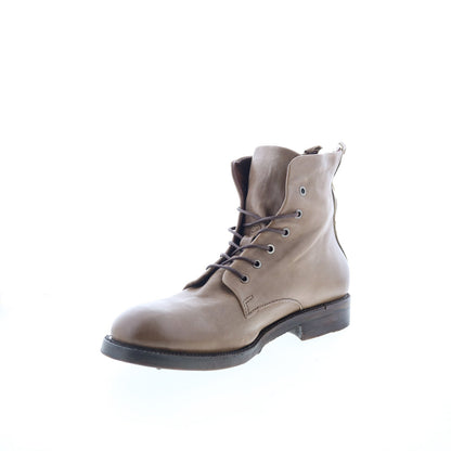Sylvester Mens Brown Leather Zipper Chukkas Boots