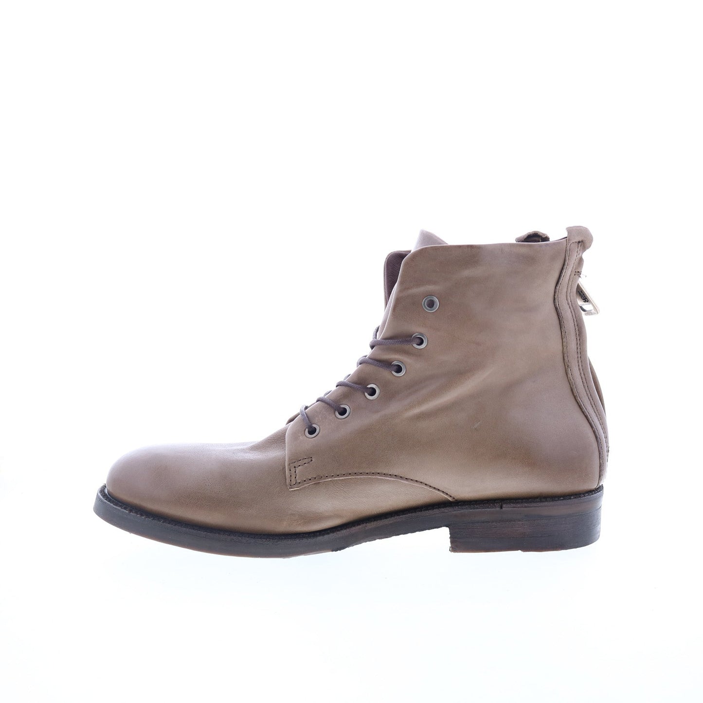 Sylvester Mens Brown Leather Zipper Chukkas Boots
