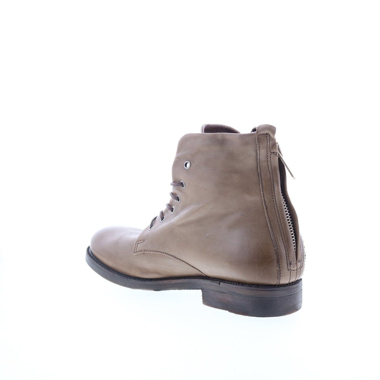 Sylvester Mens Brown Leather Zipper Chukkas Boots