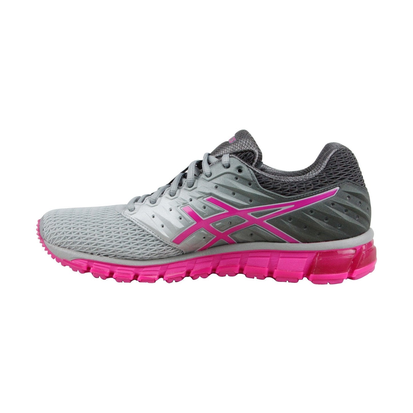 Asics Gel Quantum 180 2 T6G7N-9620 Womens Gray Low Top Athletic Running Shoes