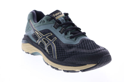 Asics GT-2000 6 T8A2N Mens Black Synthetic Lace Up Athletic Running Shoes
