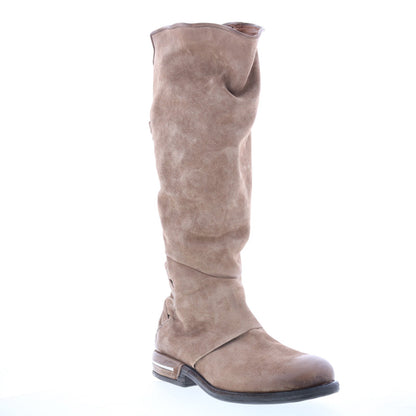 Teagan Womens Brown Leather Zipper Casual Dress Boots