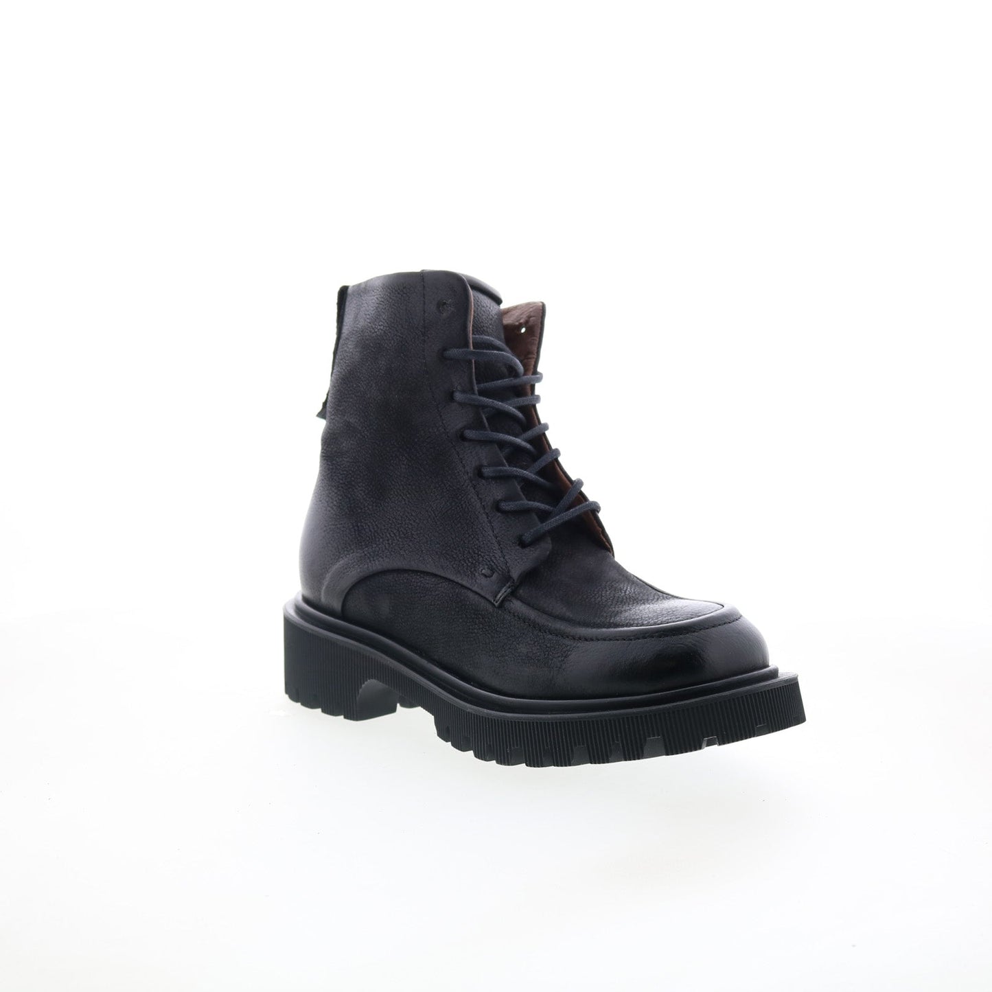 Truett Womens Black Leather Zipper Casual Dress Boots