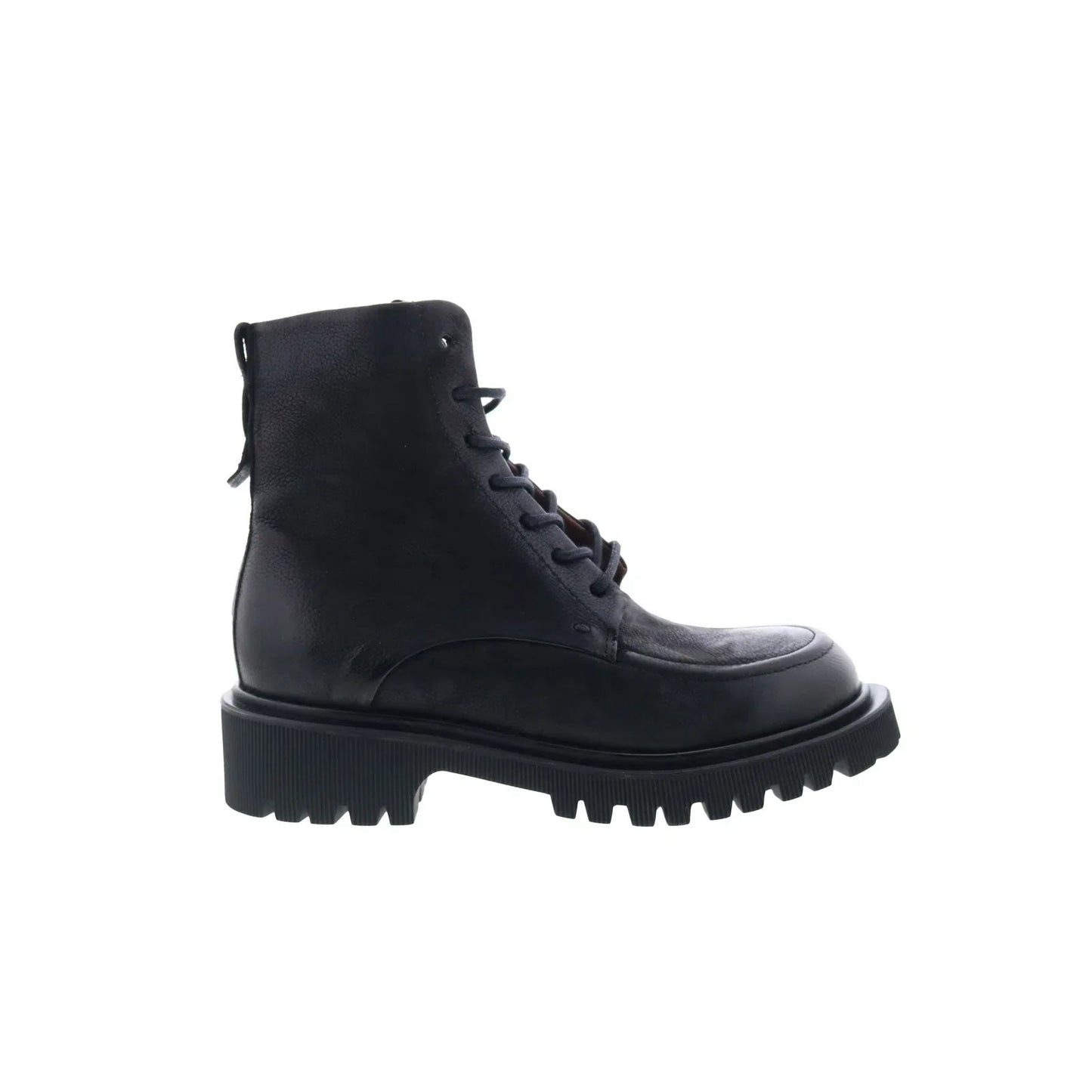 Truett Womens Black Leather Zipper Casual Dress Boots