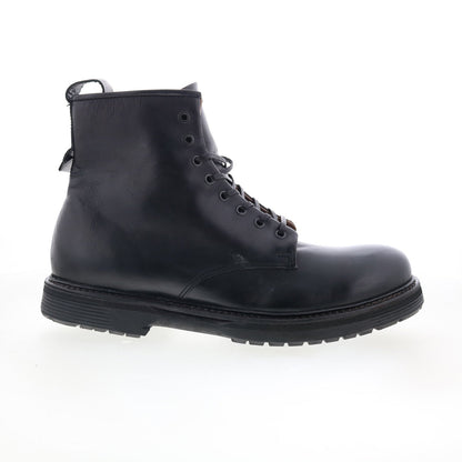 Renald U32210-201-6002 Mens Black Leather Zipper Casual Dress Boots