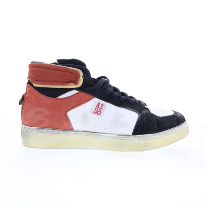 Folie U85202-101-0001 Mens White Leather Lifestyle Sneakers Shoes