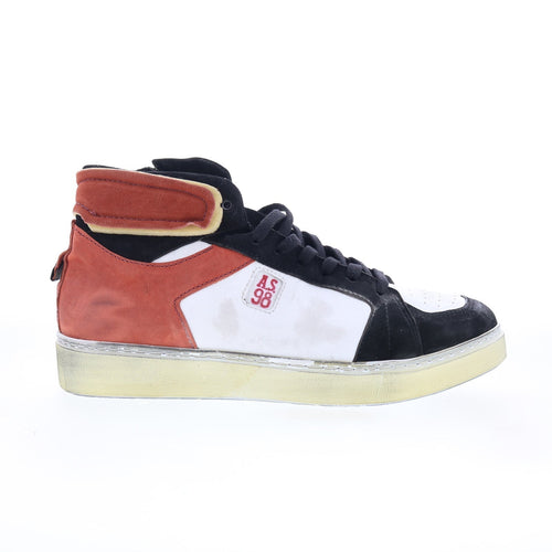 Folie U85202-101-0001 Mens White Leather Lifestyle Sneakers Shoes