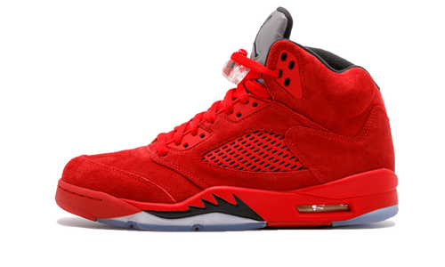 5 Retro "Red Suede" 136027 602