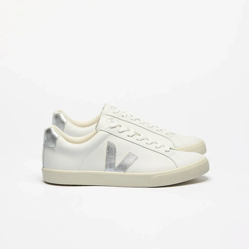 Women's Esplar Leather in White Silver