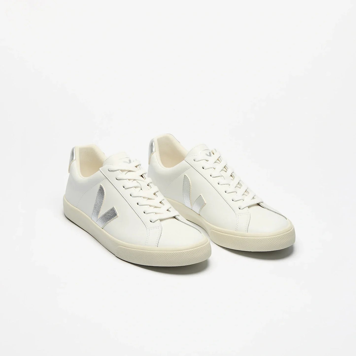 Women's Esplar Leather in White Silver