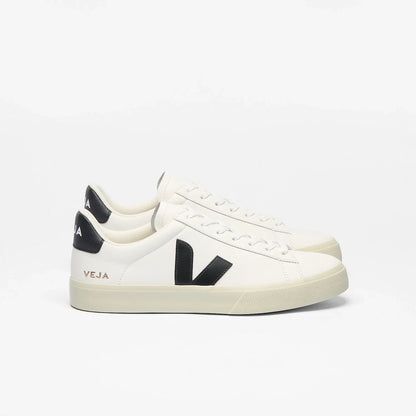 Men's Campo Leather in White Black