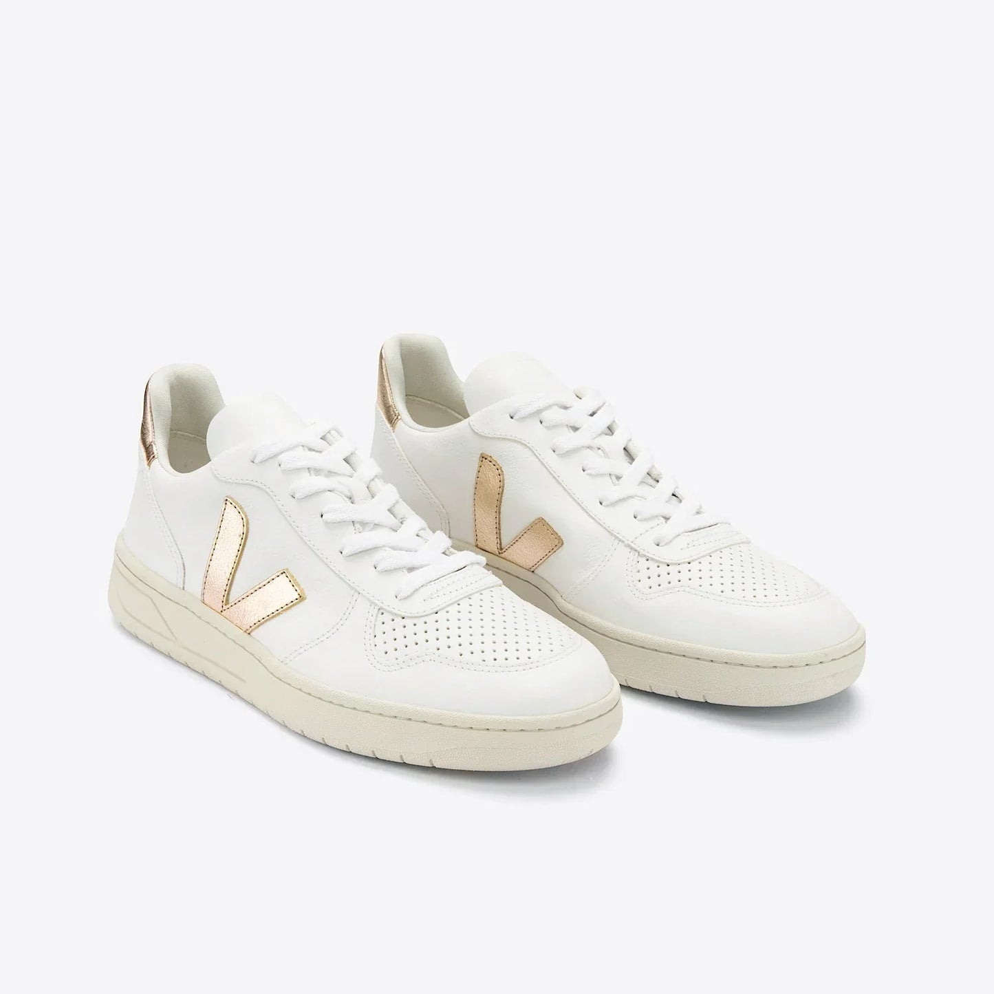 Women's V-10 Leather in White Platine
