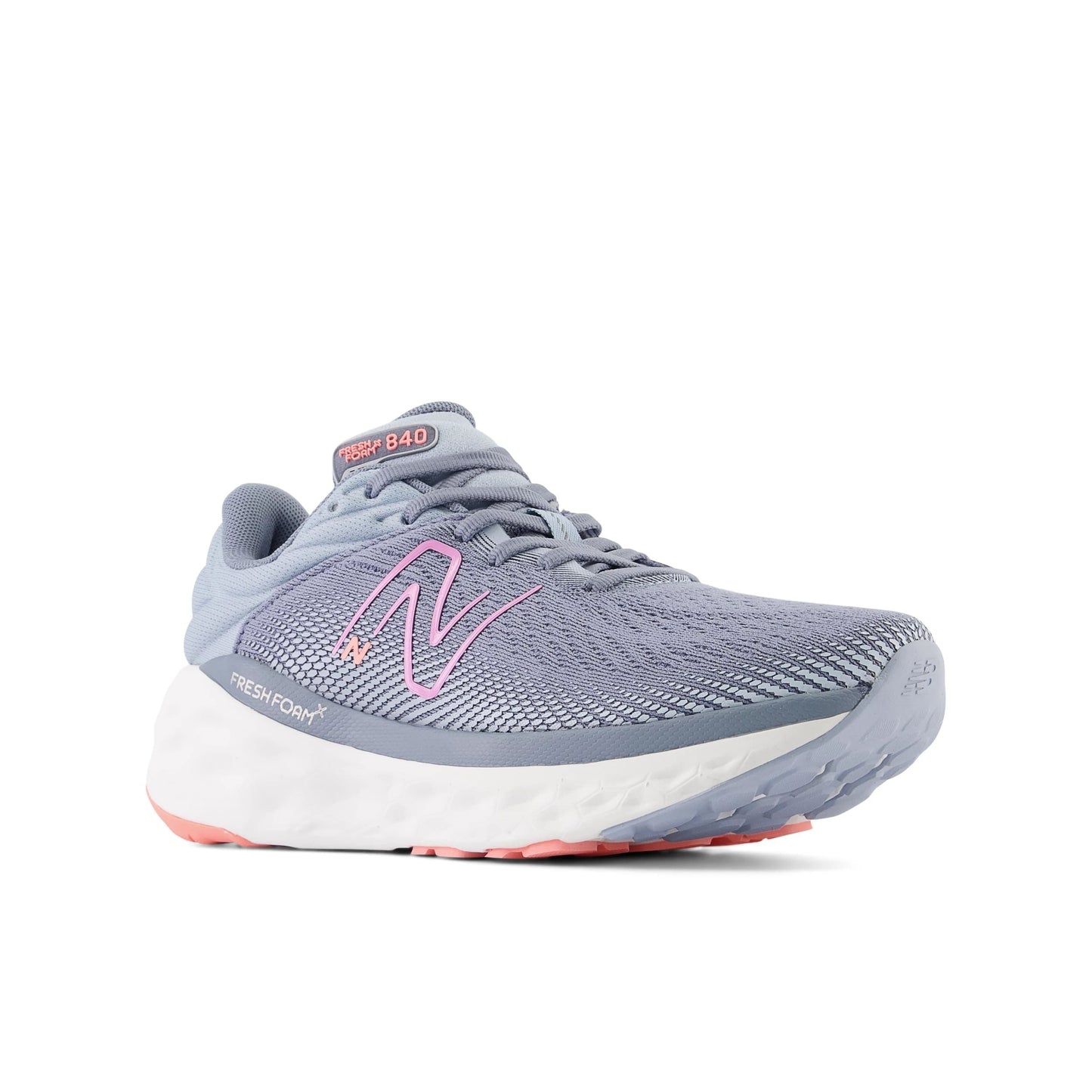 Women's Fresh Foam 840 in Arctic grey with Raspberry